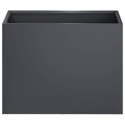 Vaso da giardino 2 pz Antracite 40 x 30 x 30 cm | homemem39