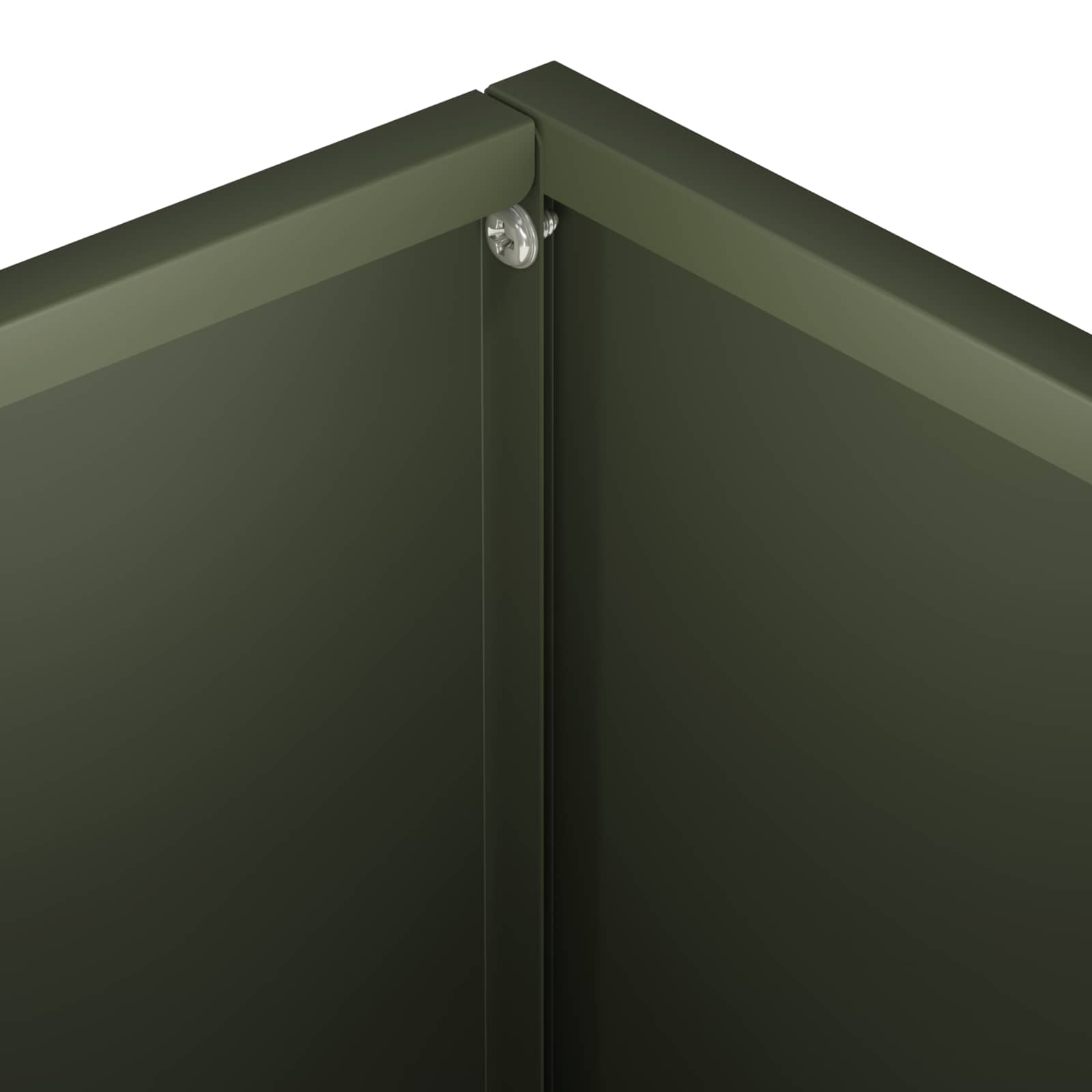 Vaso da giardino Verde Oliva 40 x 30 x 30 cm | homemem39