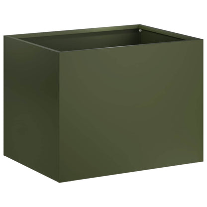 Vaso da giardino Verde Oliva 40 x 30 x 30 cm | homemem39