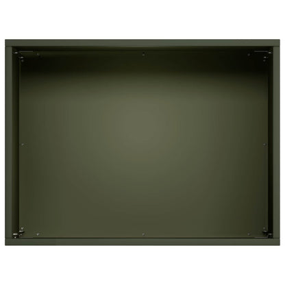 Vaso da giardino 2 pz Verde Oliva 40 x 30 x 30 cm | homemem39