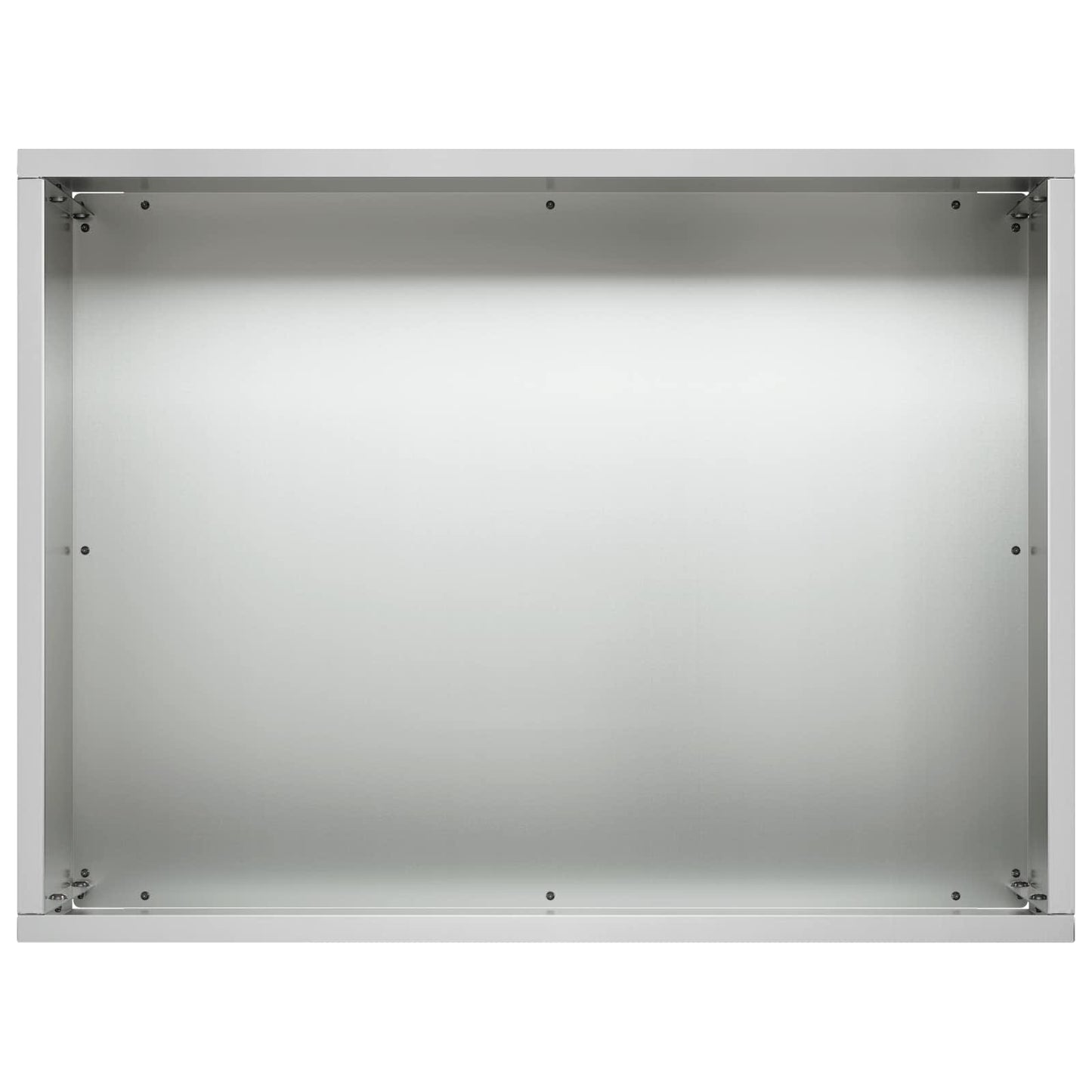 Vaso da giardino Argento 40 x 30 x 30 cm Acciaio zincato | homemem39
