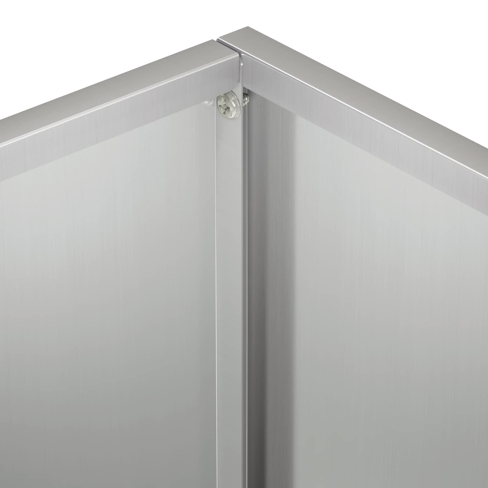 Vaso da giardino 2 pz Argento 40 x 30 x 30 cm Acciaio zincato | homemem39