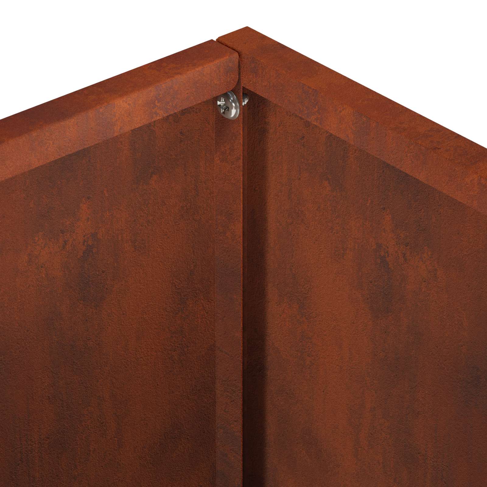 Vaso da giardino Ruggine 40 x 30 x 30 cm Acciaio Corten | homemem39