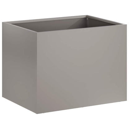 Vaso da giardino 2 pz Ruggine 40 x 30 x 30 cm Acciaio Corten
