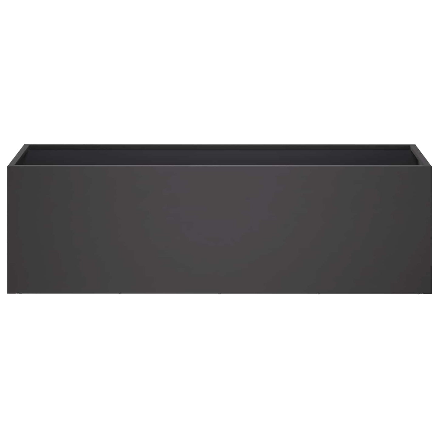 Vaso da giardino 2 pz Nero 80 x 30 x 30 cm | homemem39