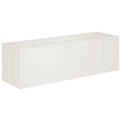Vaso da giardino Bianco 80 x 30 x 30 cm | homemem39