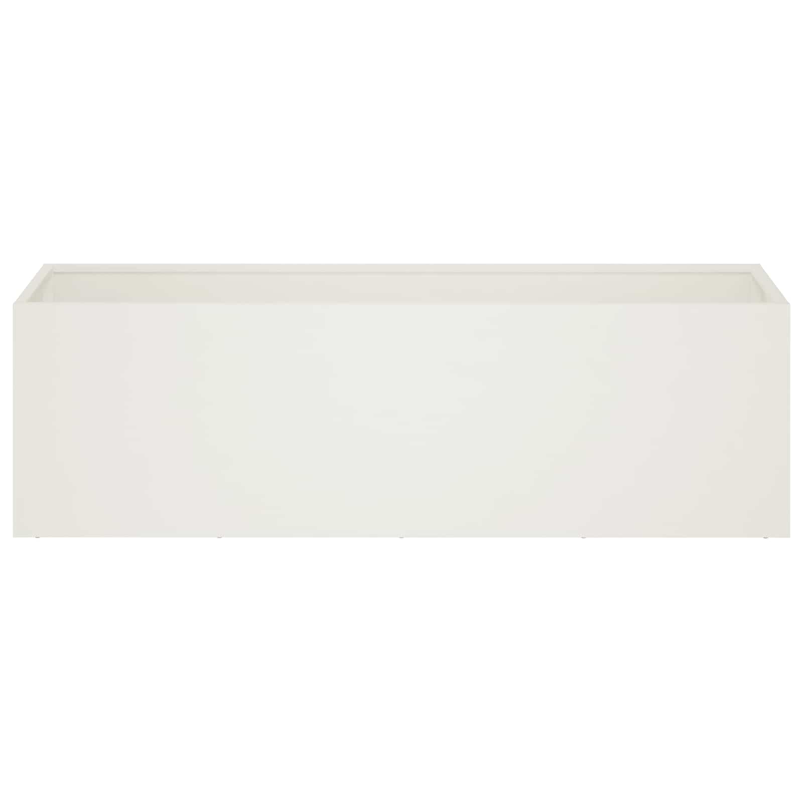 Vaso da giardino Bianco 80 x 30 x 30 cm | homemem39