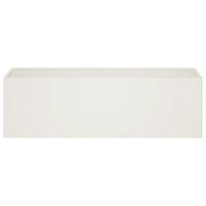 Vaso da giardino Bianco 80 x 30 x 30 cm | homemem39