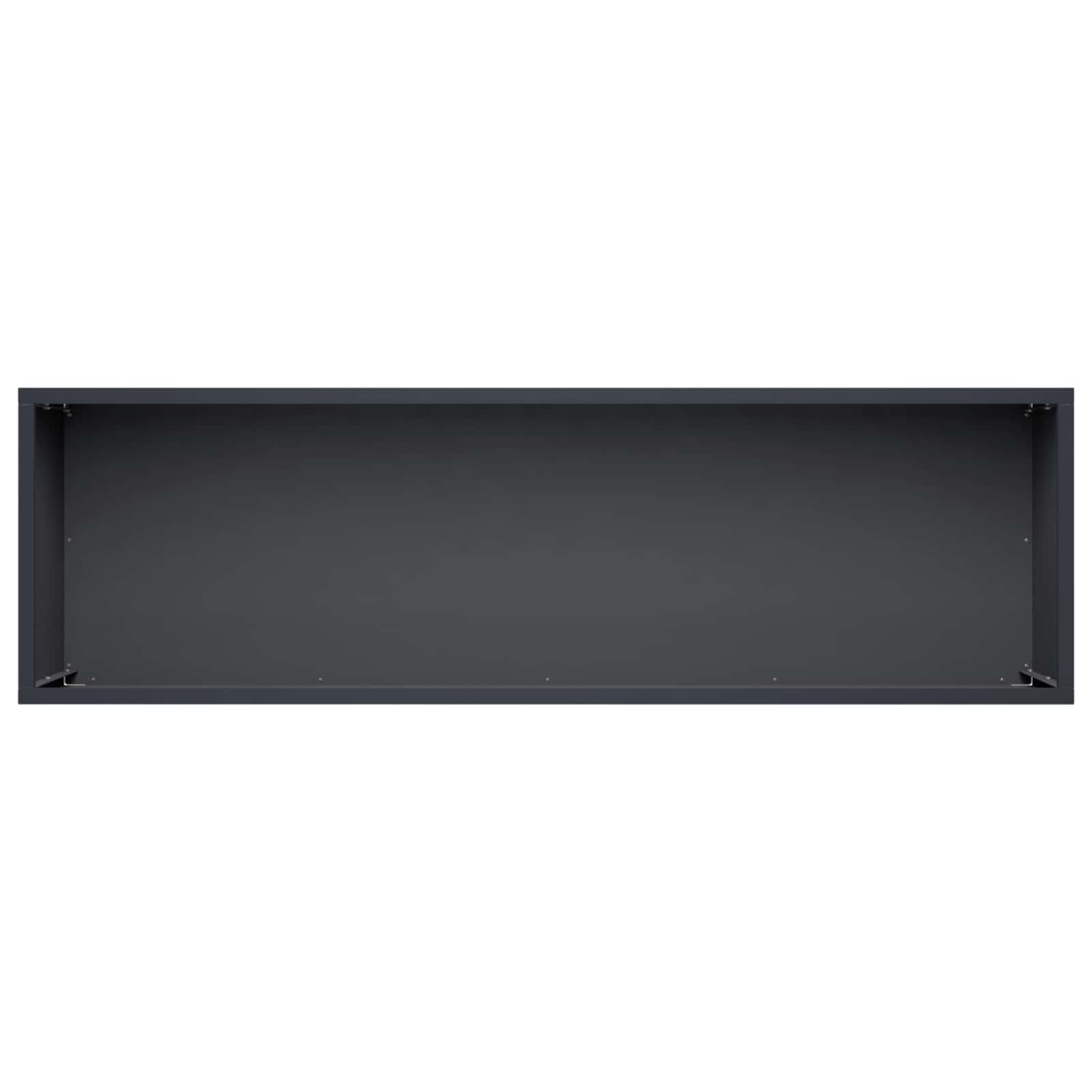 Vaso da giardino Antracite 80 x 30 x 30 cm | homemem39