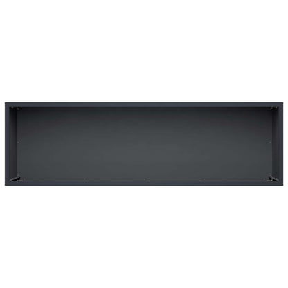 Vaso da giardino Antracite 80 x 30 x 30 cm | homemem39