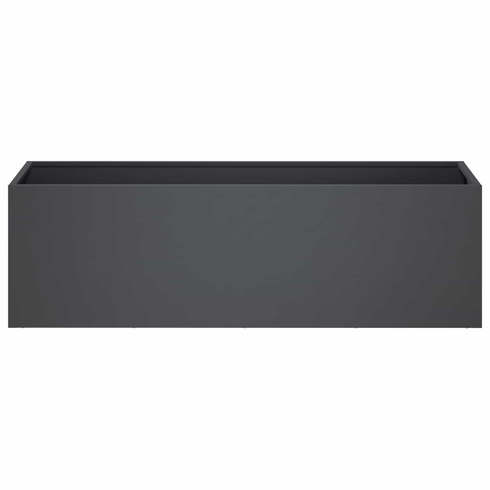 Vaso da giardino 2 pz Antracite 80 x 30 x 30 cm | homemem39