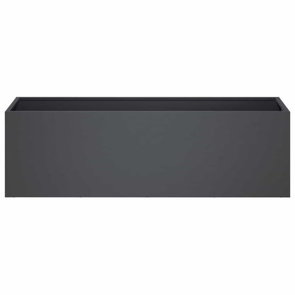Vaso da giardino 2 pz Antracite 80 x 30 x 30 cm | homemem39