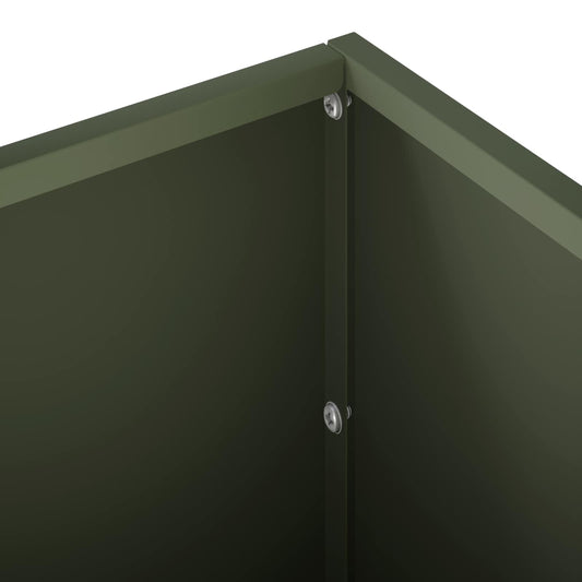 Vaso da giardino Verde Oliva 80 x 30 x 30 cm | homemem39