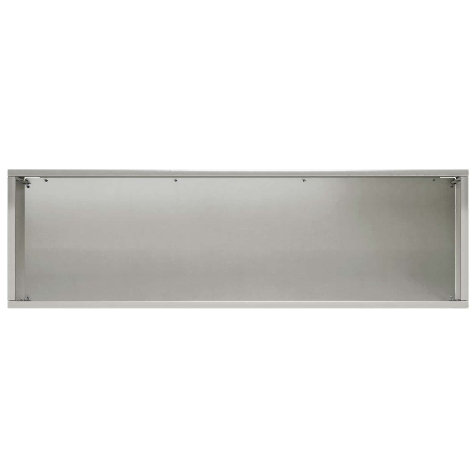 Vaso da giardino Argento 80 x 30 x 30 cm Acciaio Inox | homemem39