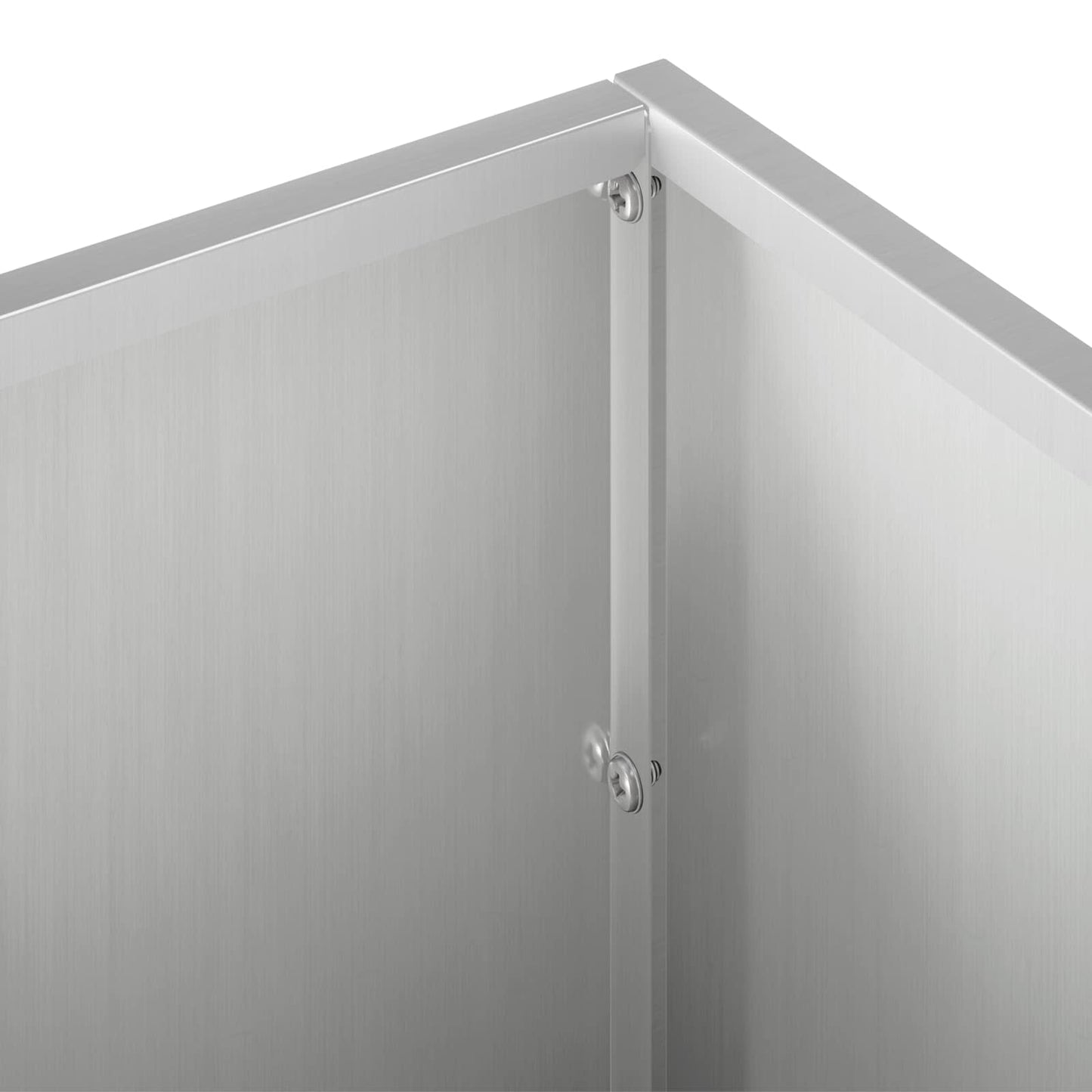 Vaso da giardino Argento 80 x 30 x 30 cm Acciaio zincato | homemem39