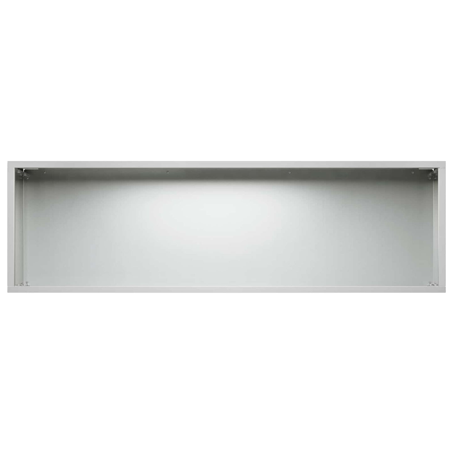 Vaso da giardino Argento 80 x 30 x 30 cm Acciaio zincato | homemem39
