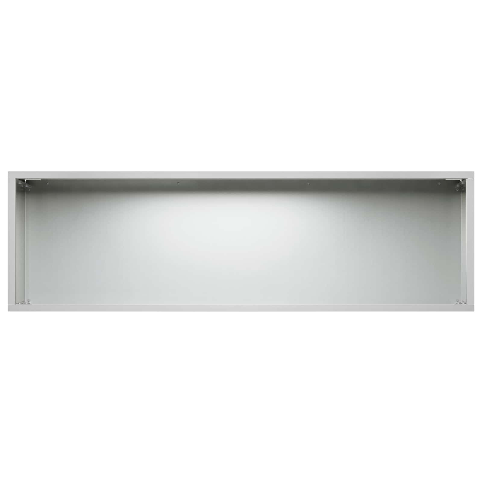 Vaso da giardino Argento 80 x 30 x 30 cm Acciaio zincato | homemem39