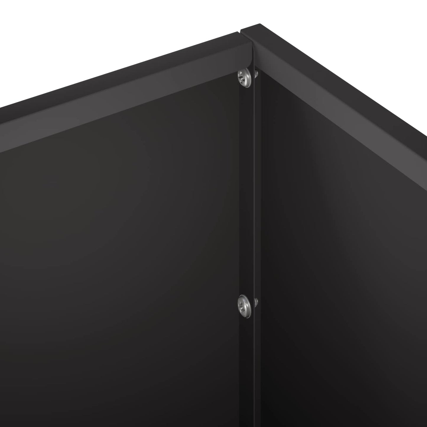Vaso da giardino Nero 100 x 30 x 30 cm | homemem39