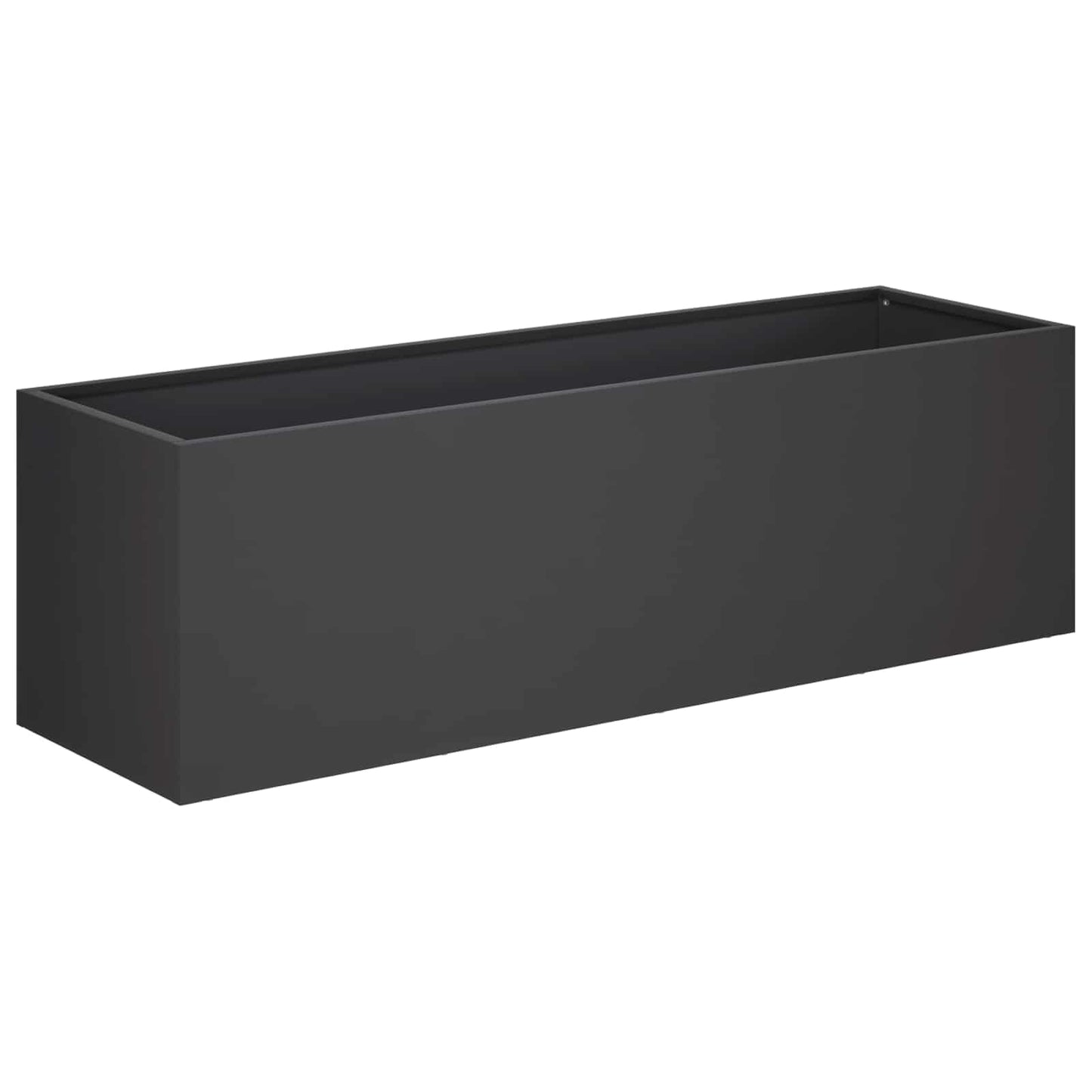 Vaso da giardino Nero 100 x 30 x 30 cm | homemem39
