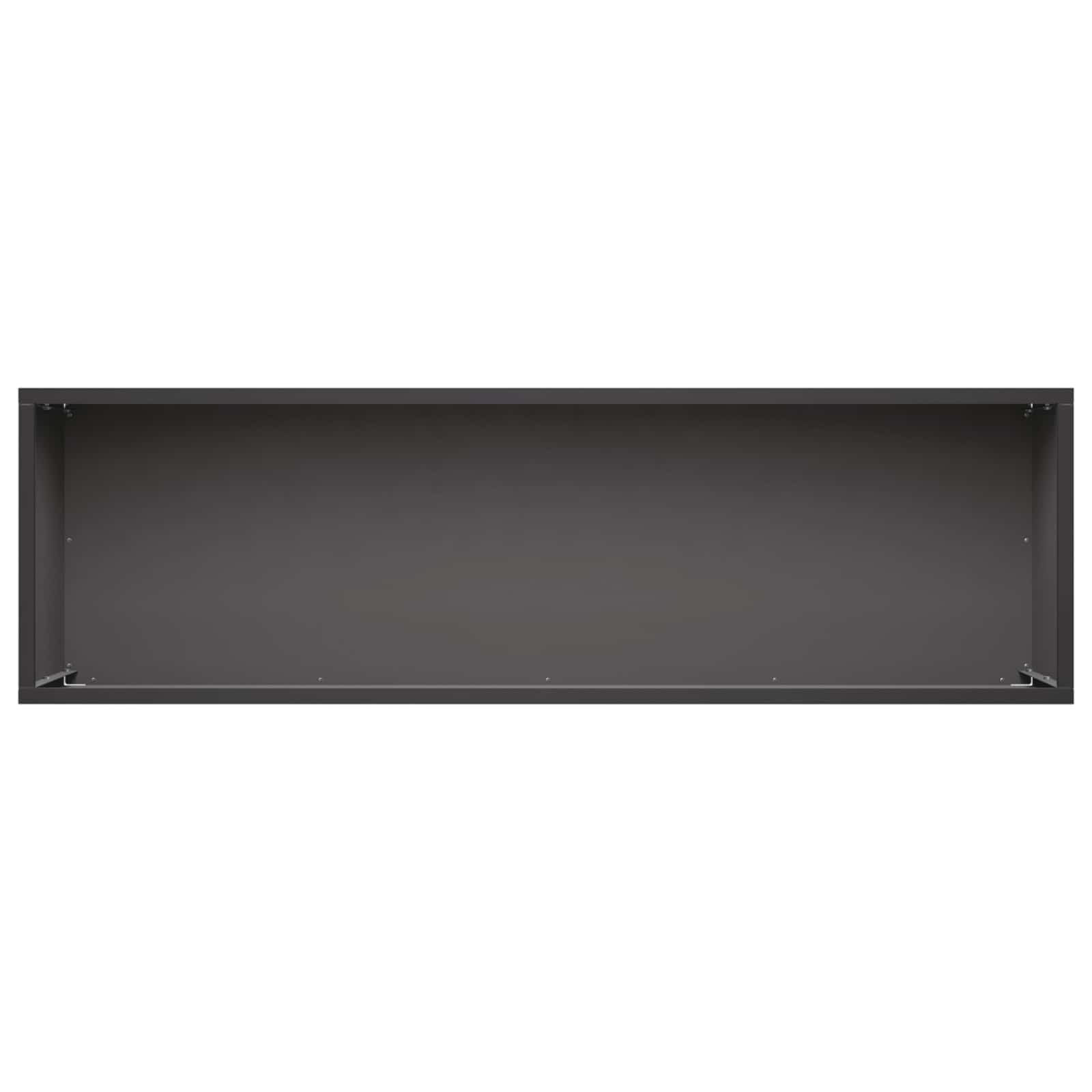 Vaso da giardino Nero 100 x 30 x 30 cm | homemem39