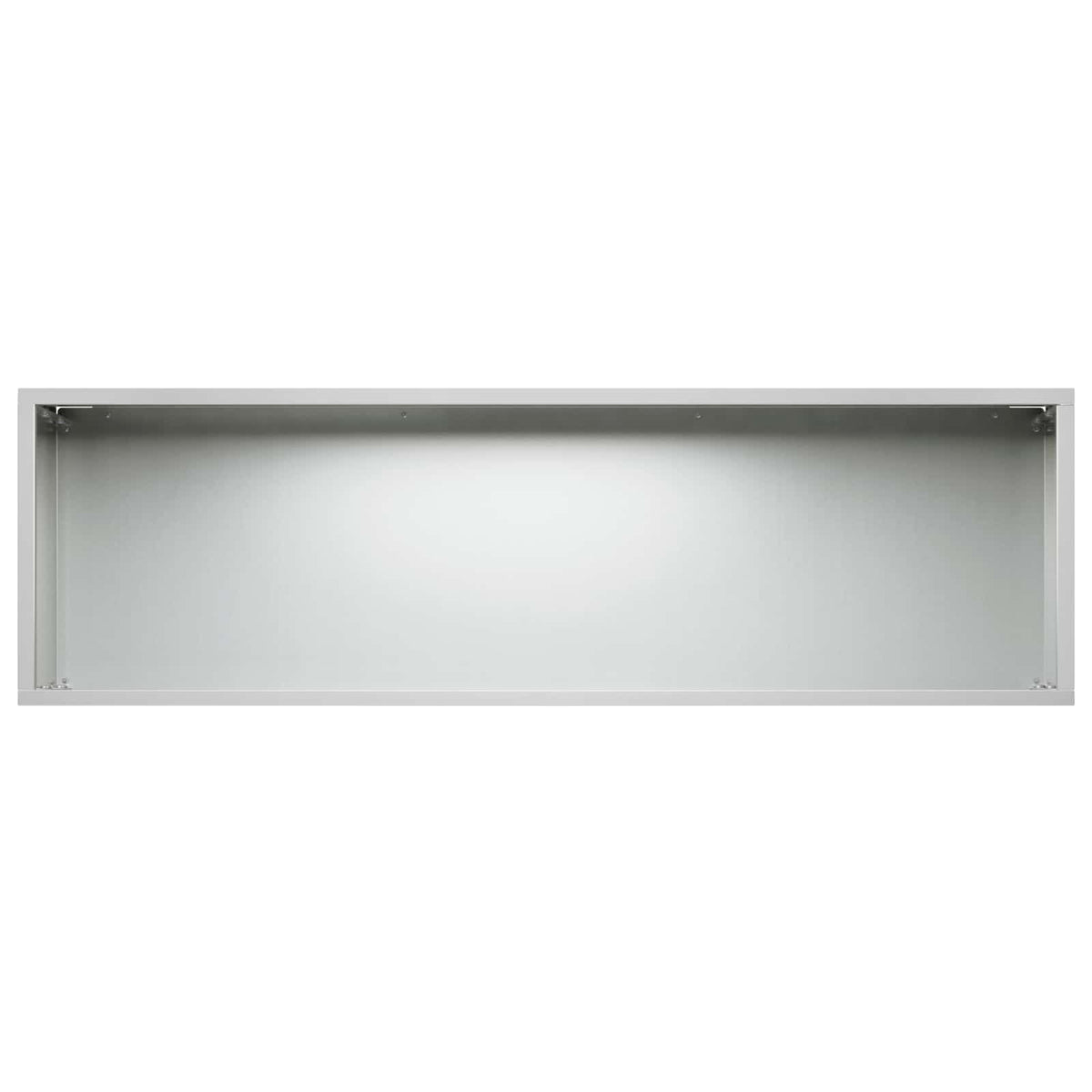 Vaso da giardino Argento 100 x 30 x 30 cm Acciaio zincato | homemem39