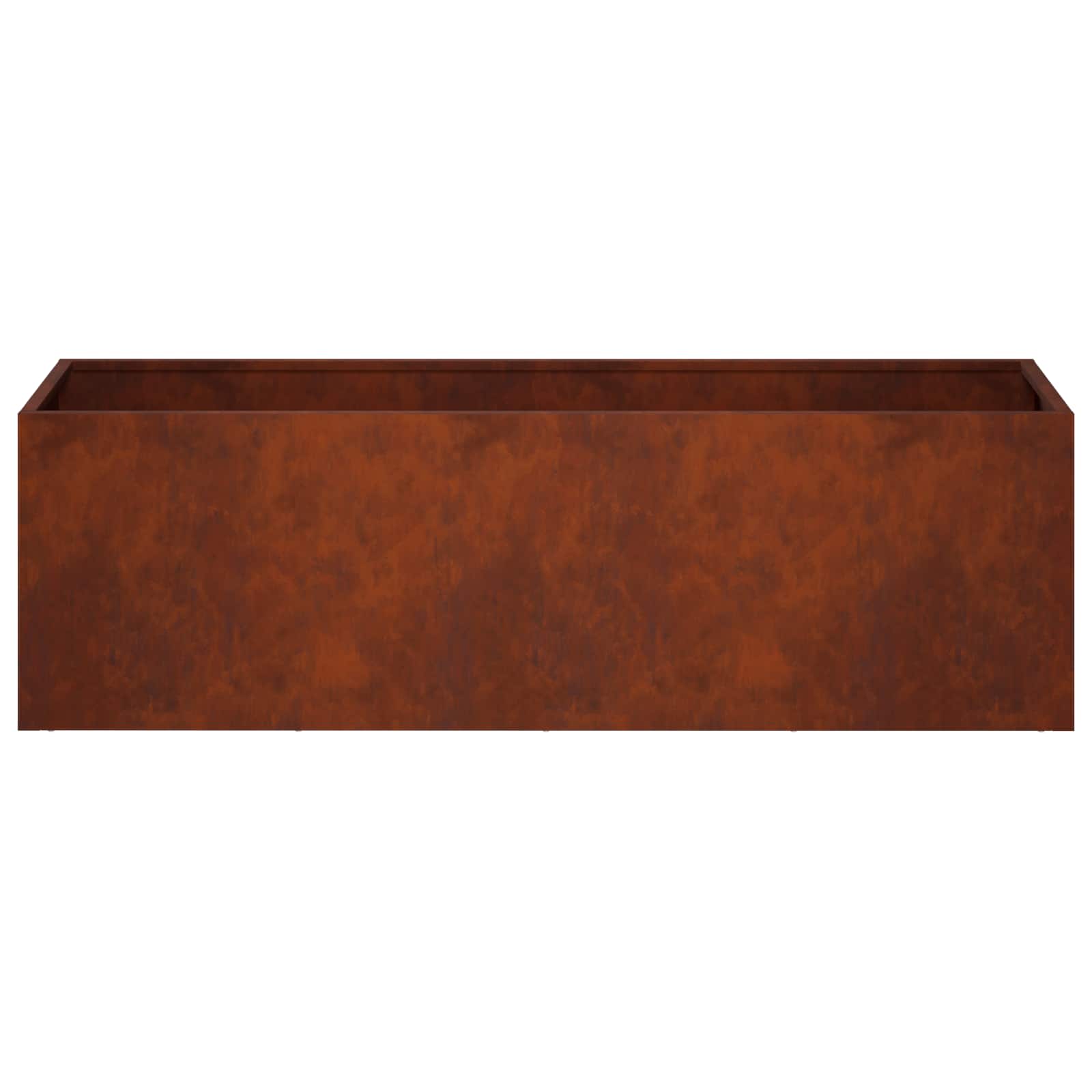 Vaso da giardino Ruggine 100 x 30 x 30 cm Acciaio Corten | homemem39