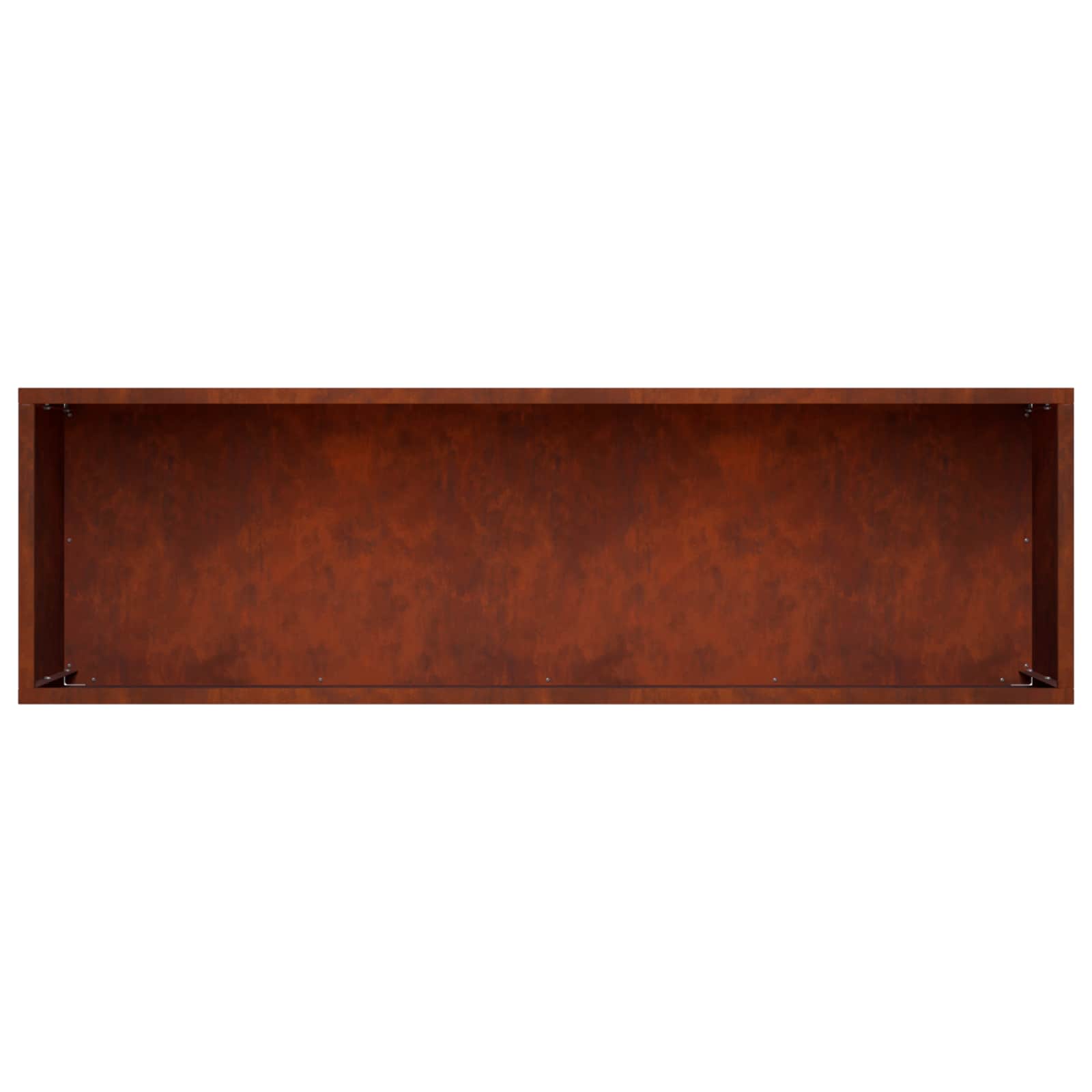 Vaso da giardino Ruggine 100 x 30 x 30 cm Acciaio Corten | homemem39