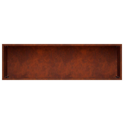 Vaso da giardino Ruggine 100 x 30 x 30 cm Acciaio Corten | homemem39
