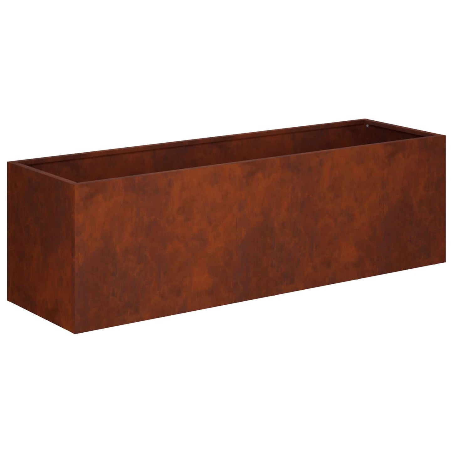 Vaso da giardino 2 pz Ruggine 100 x 30 x 30 cm Acciaio Corten | homemem39