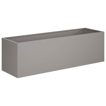 Vaso da giardino 2 pz Ruggine 100 x 30 x 30 cm Acciaio Corten | homemem39