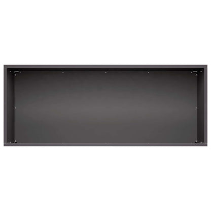 Vaso da giardino Nero 80 x 40 x 40 cm Acciaio laminato a freddo | homemem39
