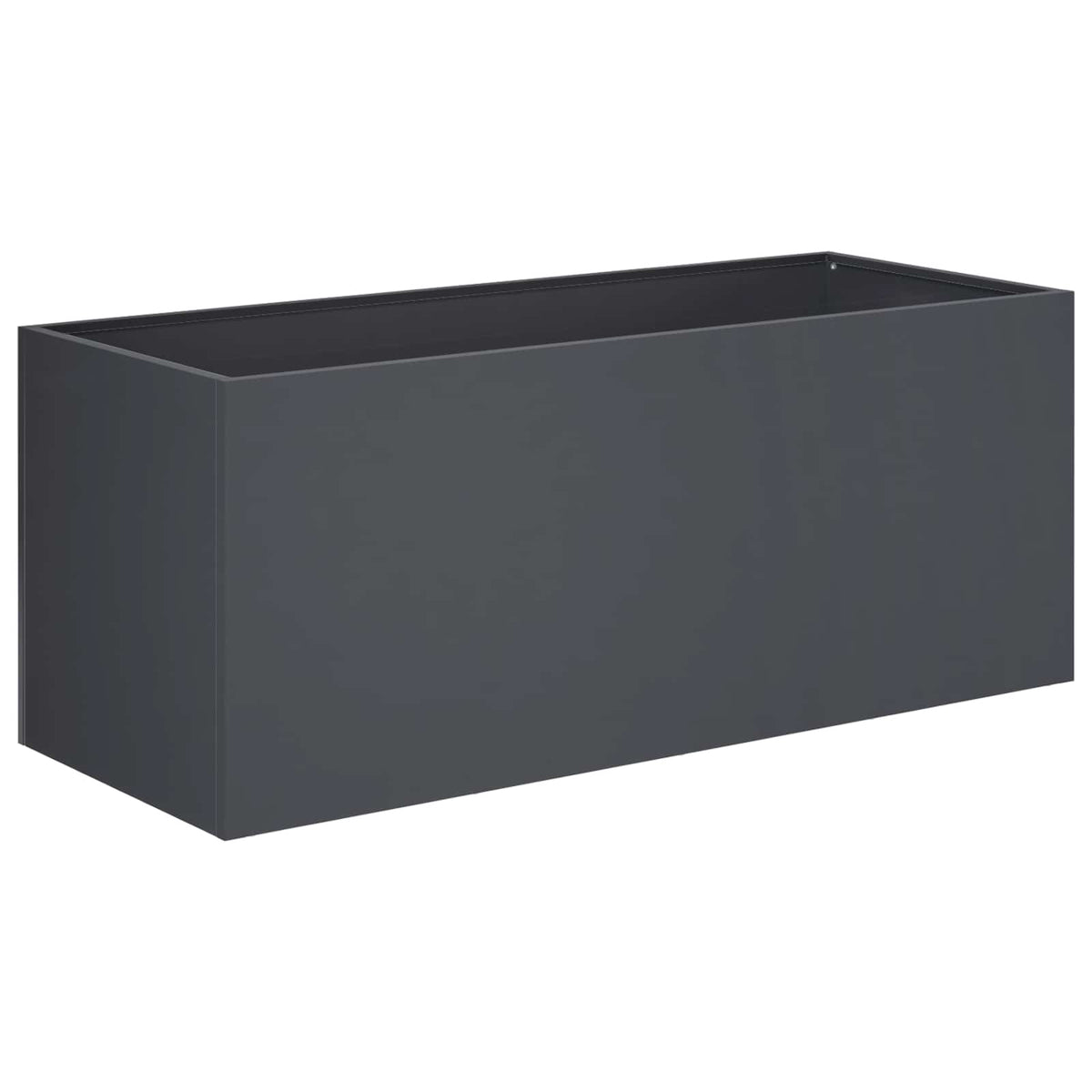 Vaso da giardino Antracite 80 x 40 x 40 cm - homemem39
