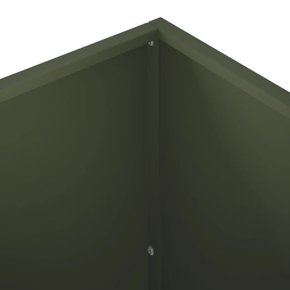 Vaso da giardino Verde Oliva 80 x 40 x 40 cm | homemem39
