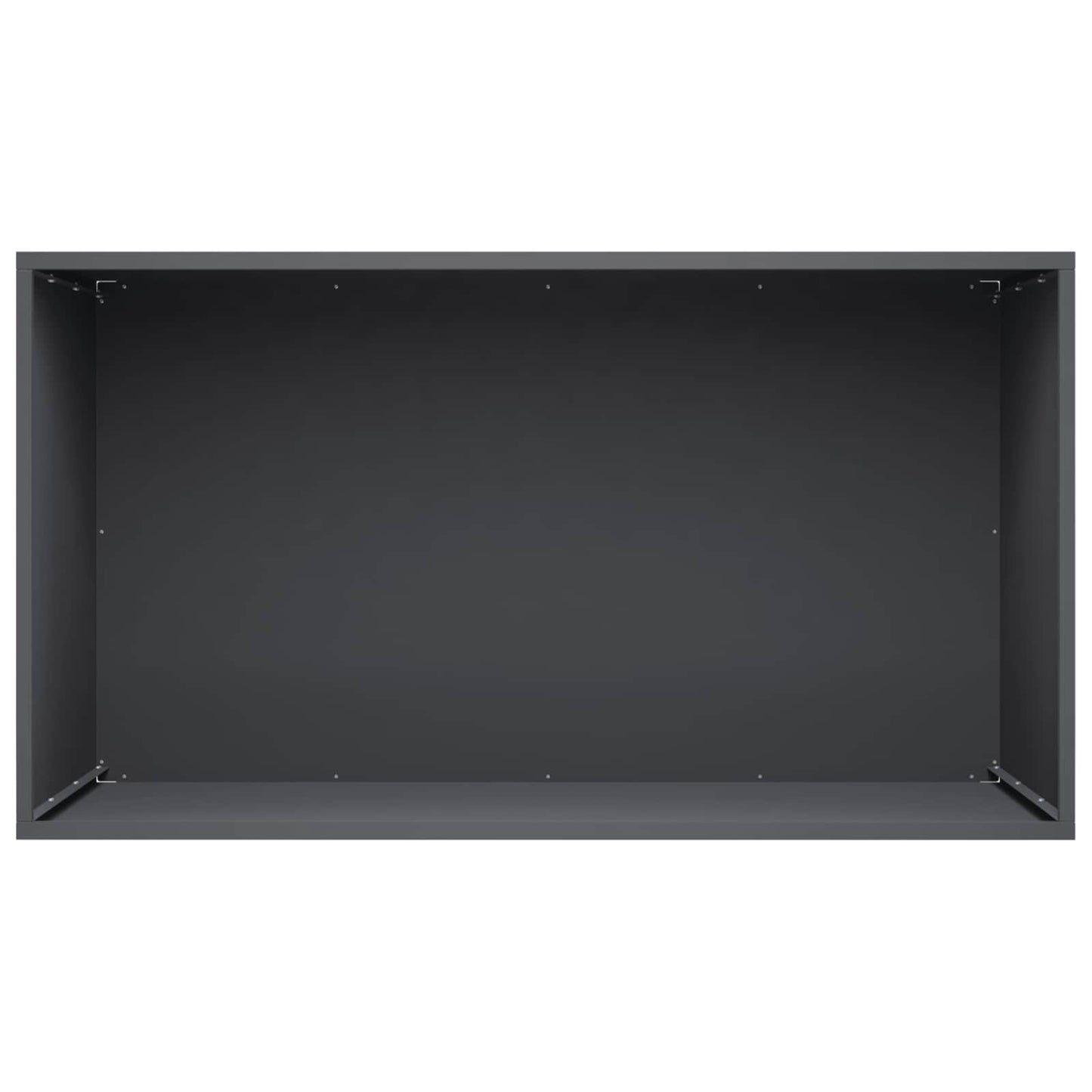 Vaso da giardino Antracite 80 x 50 x 50 cm | homemem39