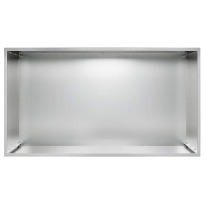 Vaso da giardino Argento 100 x 50 x 50 cm Acciaio zincato | homemem39