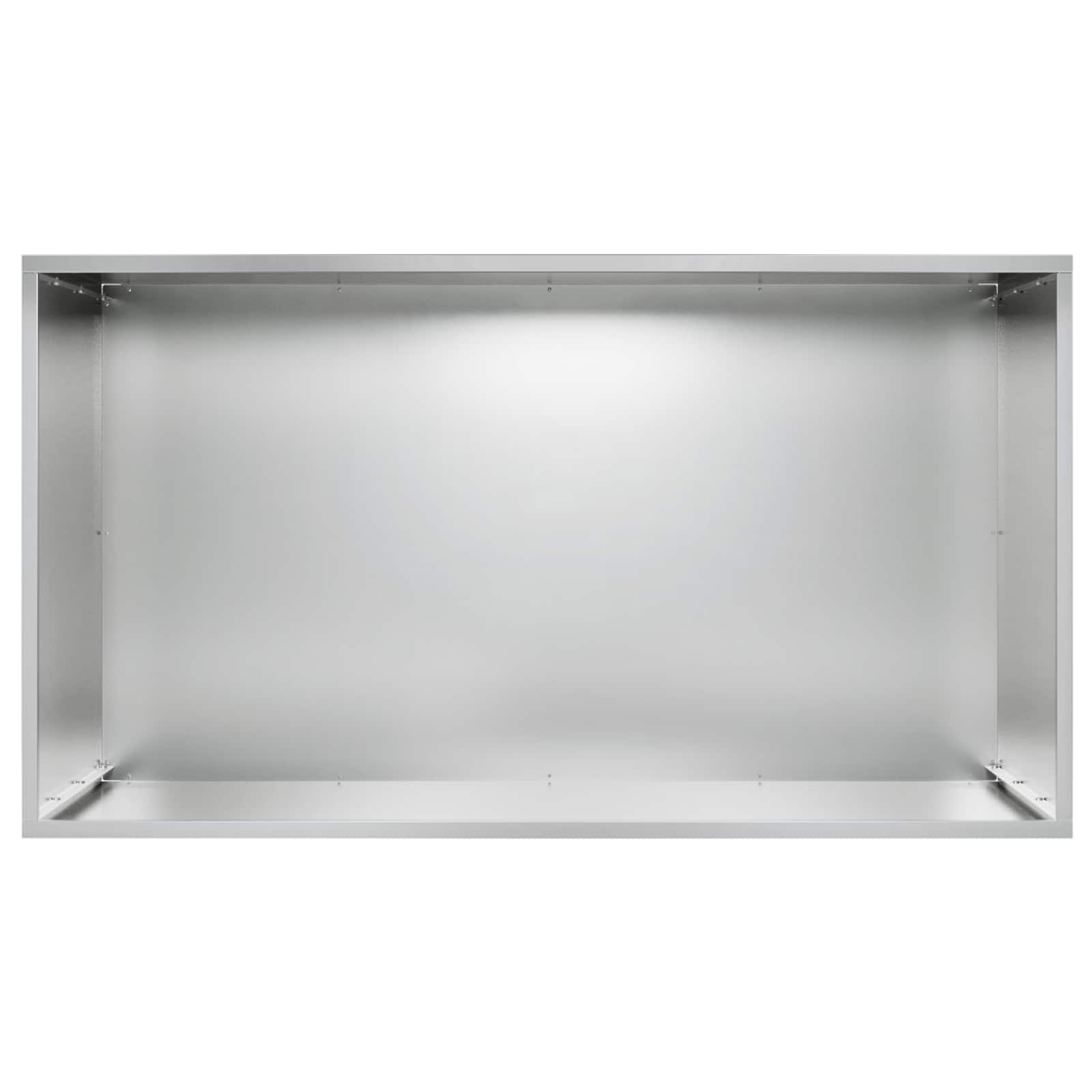Vaso da giardino 2 pz Argento 100 x 50 x 50 cm Acciaio zincato | homemem39