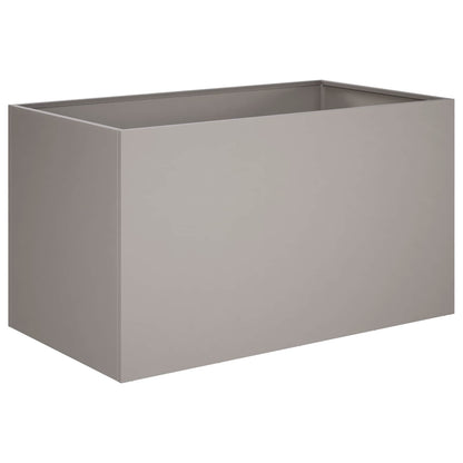 Vaso da giardino Ruggine 100 x 50 x 50 cm Acciaio Corten | homemem39