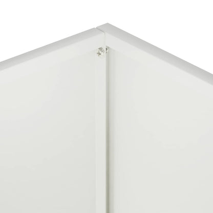 Vaso da giardino Bianco 20 x 20 x 40 cm | homemem39