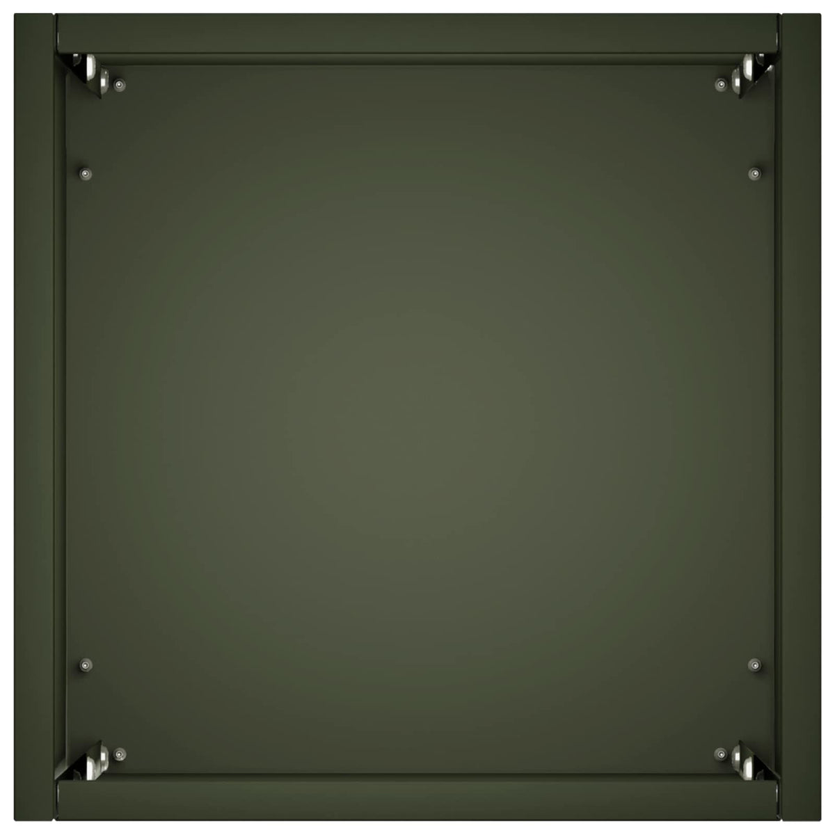 Vaso da giardino 2 pz Verde Oliva 20 x 20 x 50 cm | homemem39