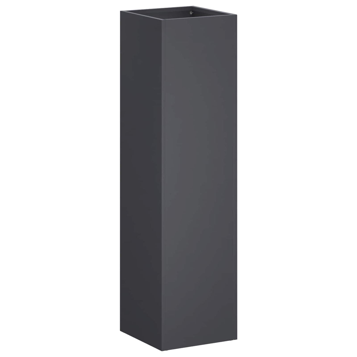 Vaso da giardino Antracite 20 x 20 x 75 cm | homemem39