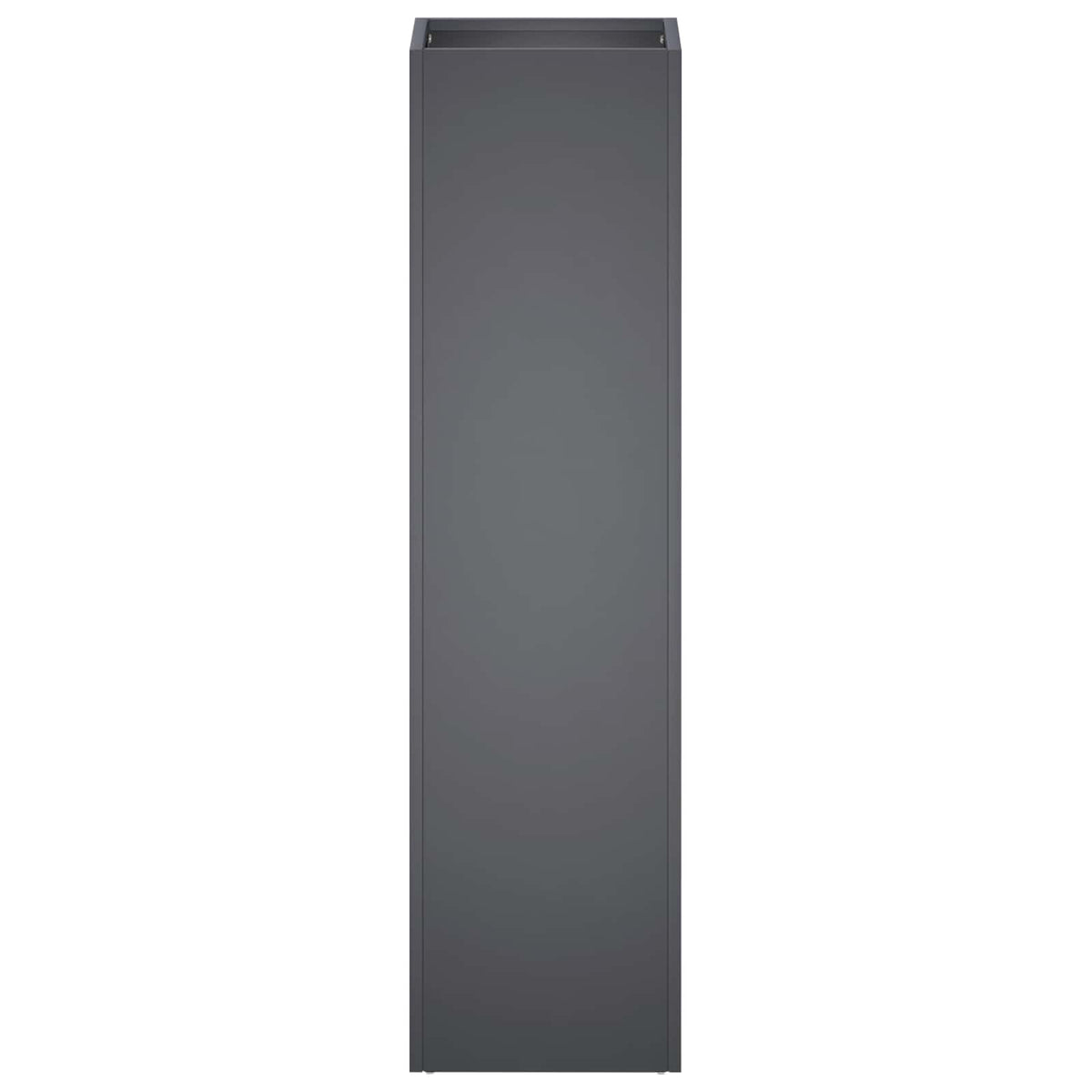 Vaso da giardino Antracite 20 x 20 x 75 cm | homemem39