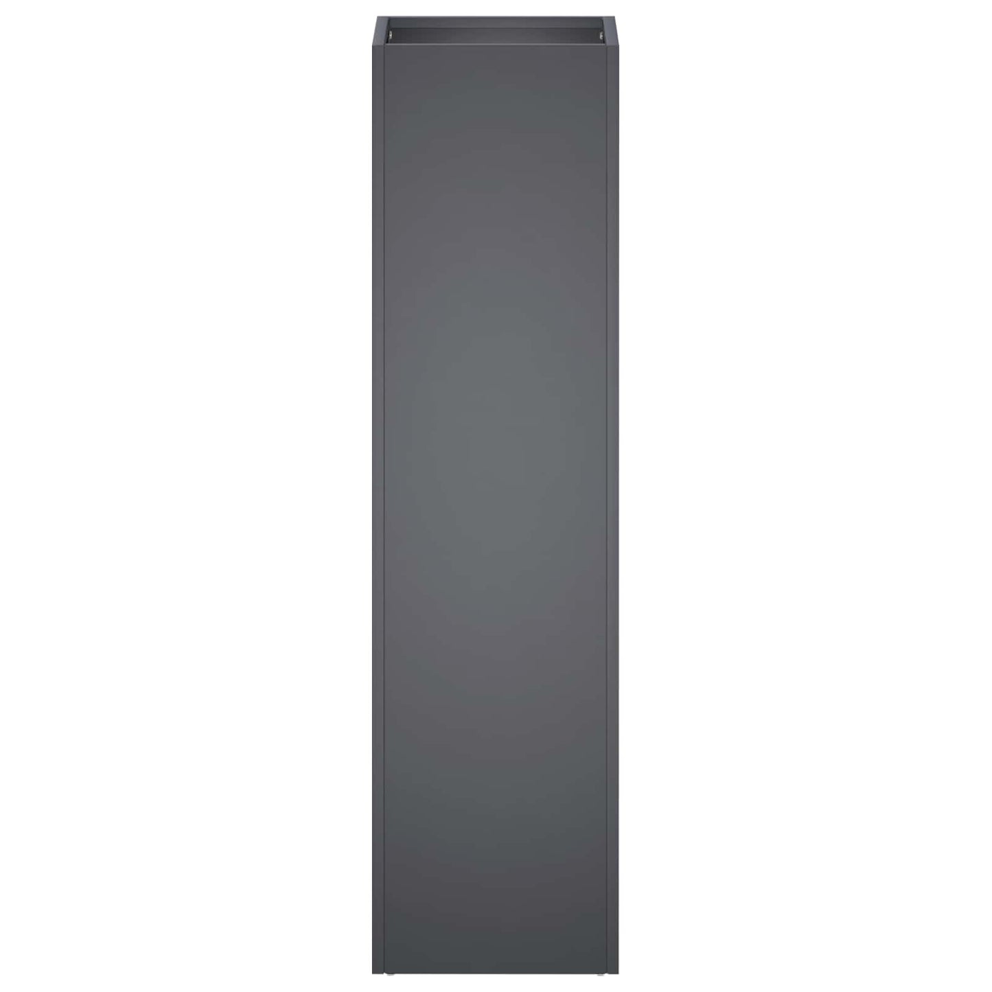 Vaso da giardino 2 pz Antracite 20 x 20 x 75 cm | homemem39