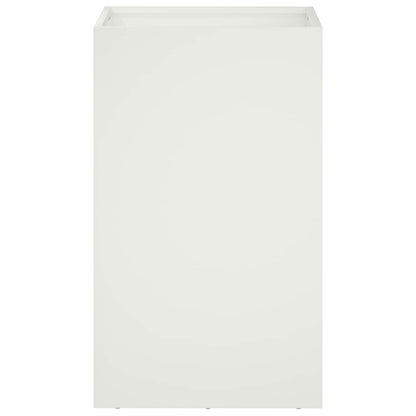 Vaso da giardino 2 pz Bianco 30 x 30 x 40 cm | homemem39