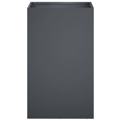 Vaso da giardino Antracite 30 x 30 x 40 cm | homemem39
