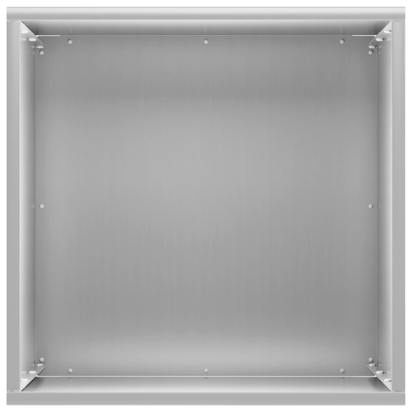 Vaso da giardino 2 pz Argento 30 x 30 x 40 cm Acciaio zincato | homemem39
