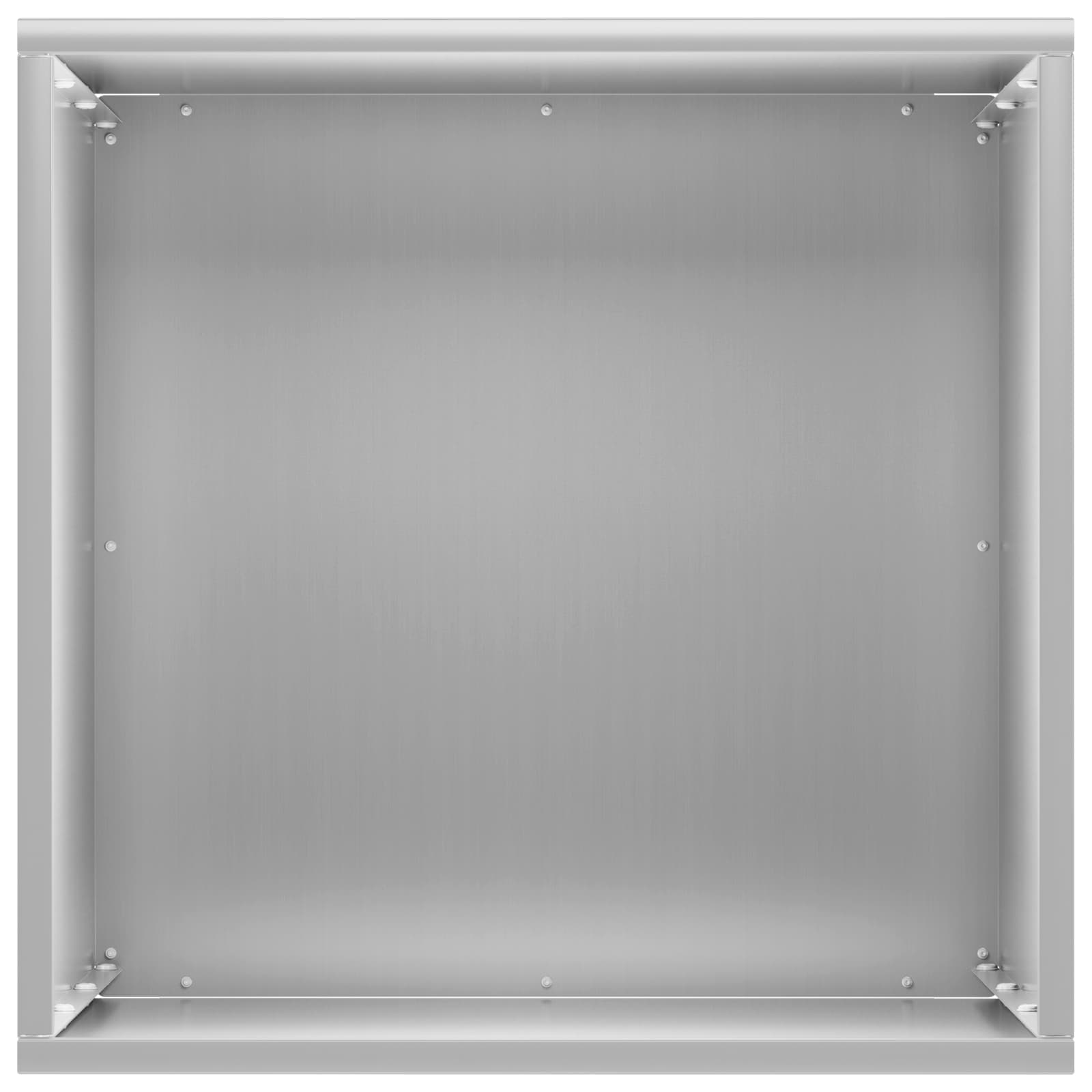 Vaso da giardino 2 pz Argento 30 x 30 x 40 cm Acciaio zincato | homemem39