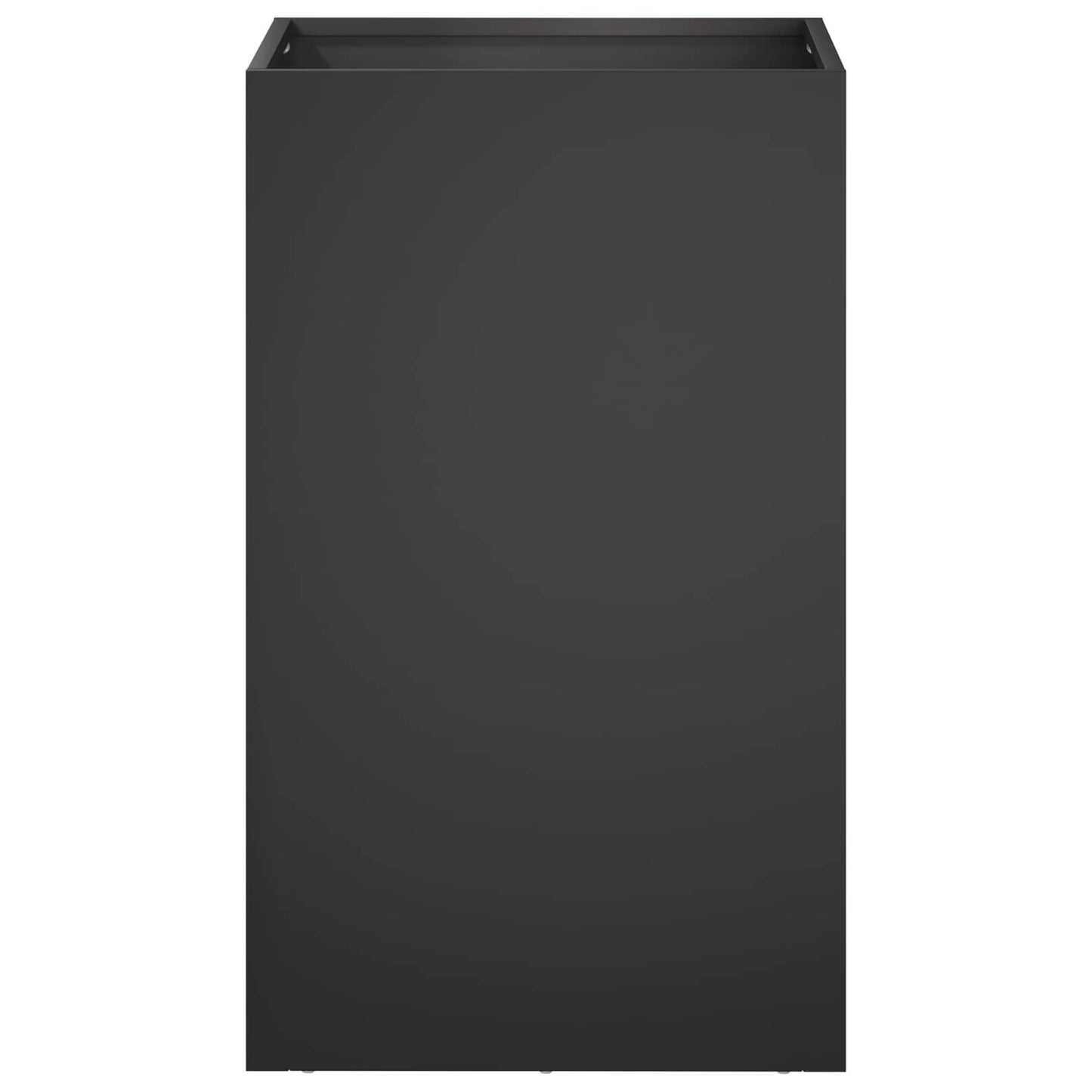 Vaso da giardino 2 pz Nero 30 x 30 x 50 cm | homemem39