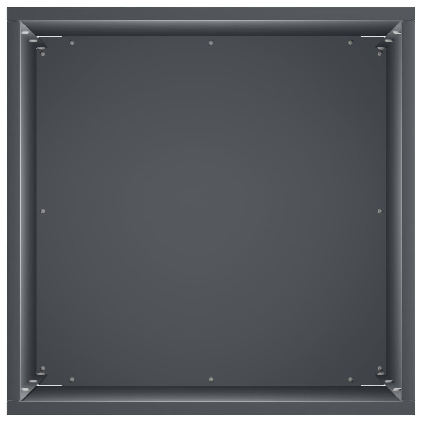 Vaso da giardino Antracite 30 x 30 x 50 cm | homemem39