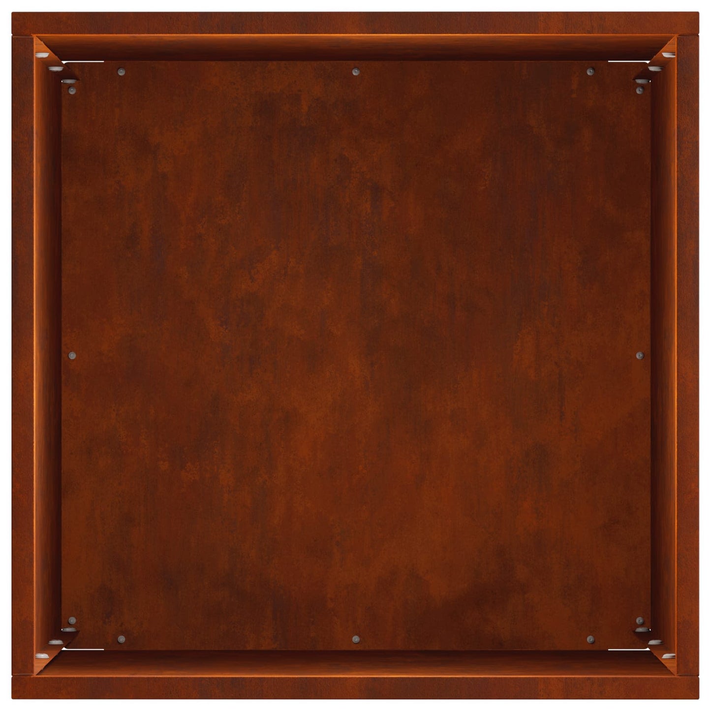 Vaso da giardino 2 pz Ruggine 30 x 30 x 50 cm Acciaio Corten