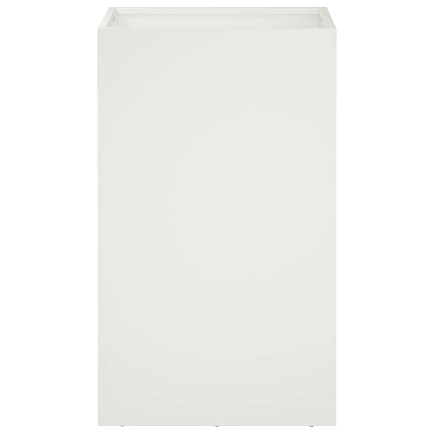 Vaso da giardino Bianco 40 x 40 x 50 cm | homemem39